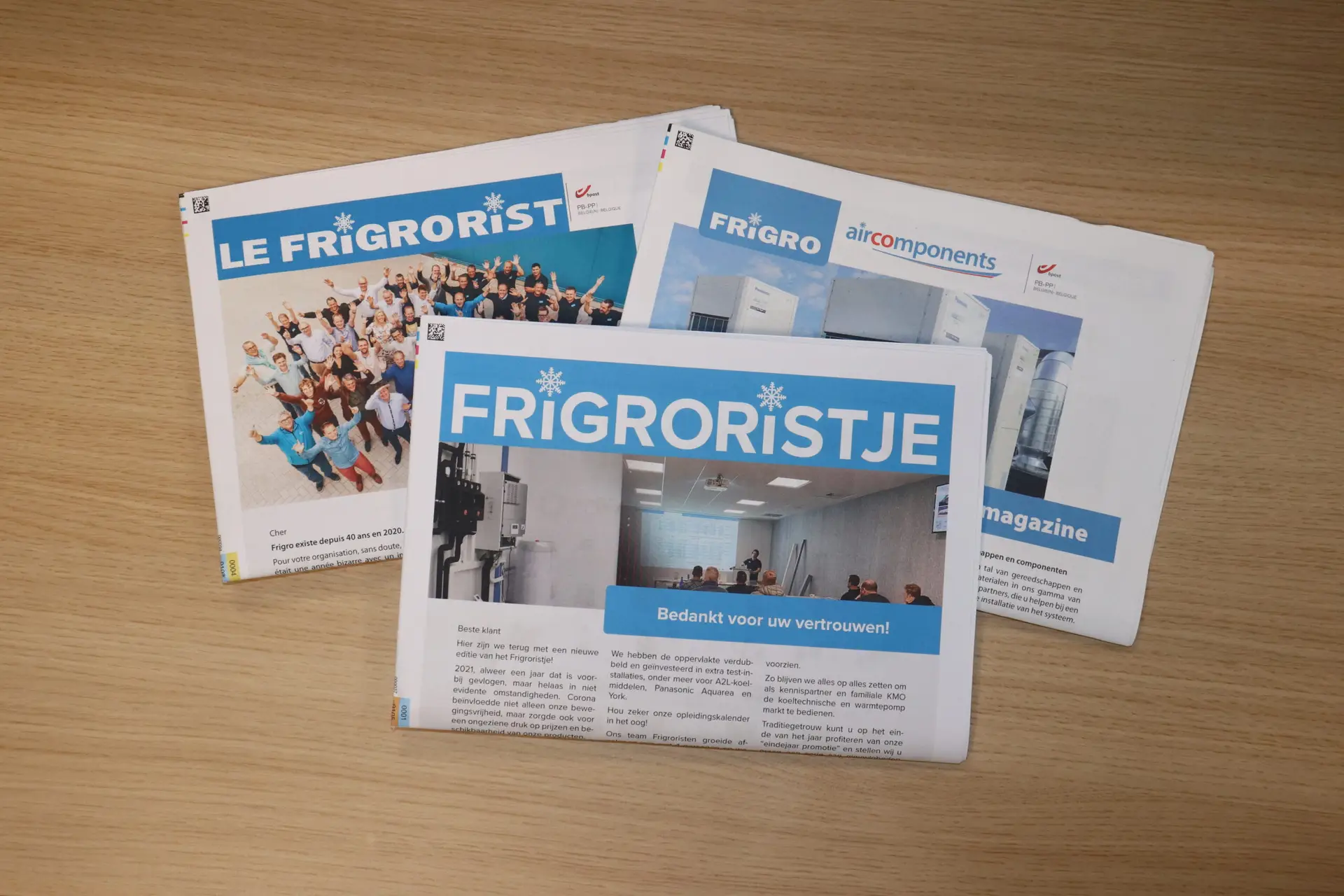Drie verschillende en gepersonaliseerde personeelskranten laten zien hoe bedrijven nieuws, updates en verhalen op een aantrekkelijke manier delen met medewerkers.
